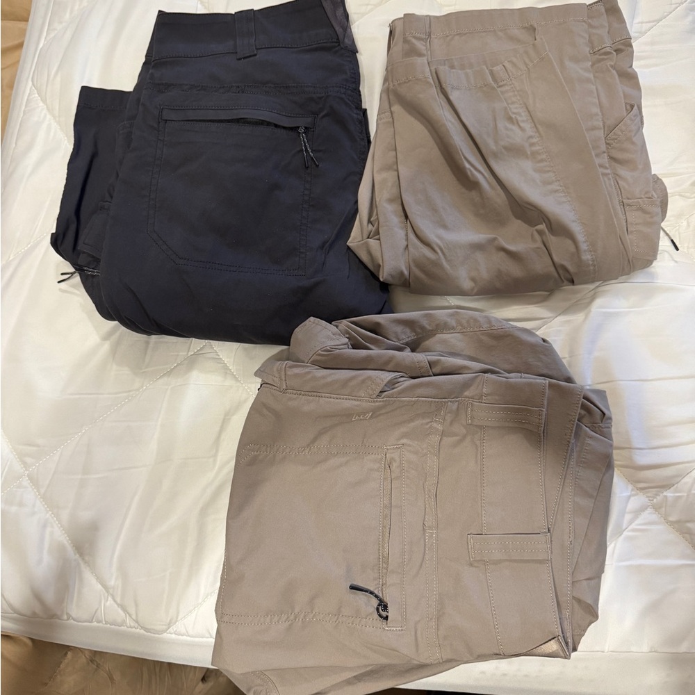 5.11 Meridian Tactical Men's Cargo Pants in black and khaki
